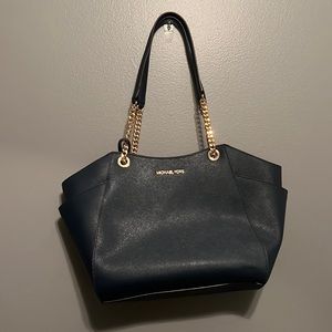 Navy Blue Michael Kors Purse